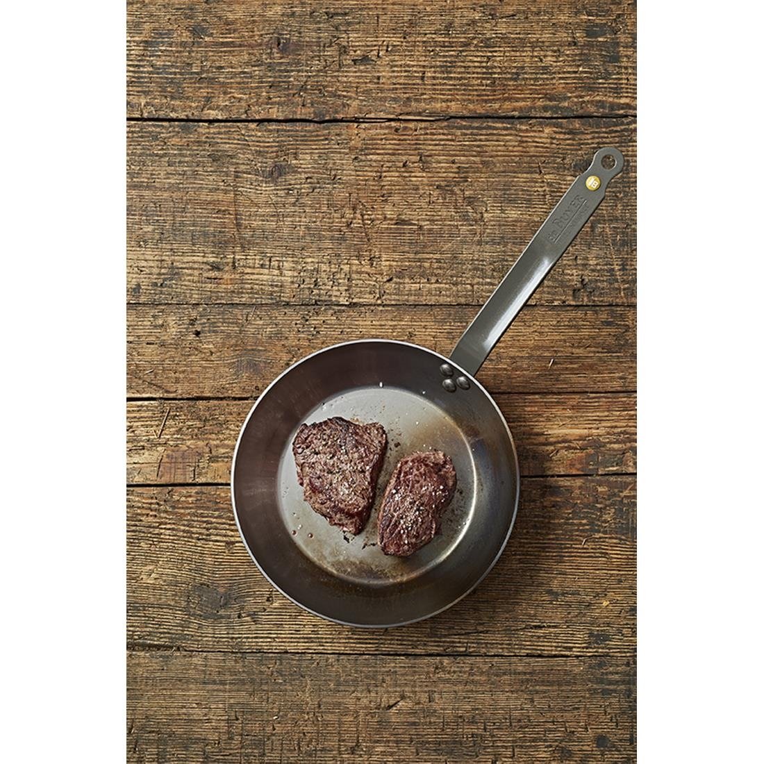 De Buyer Mineral B Black Iron Induction Frying Pan 280mm