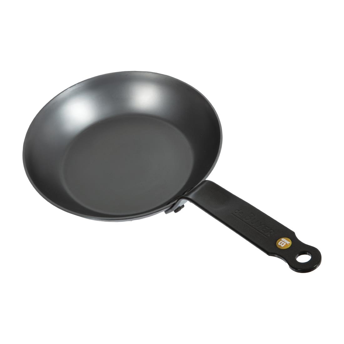 De Buyer Mineral B Black Iron Induction Frying Pan 200mm