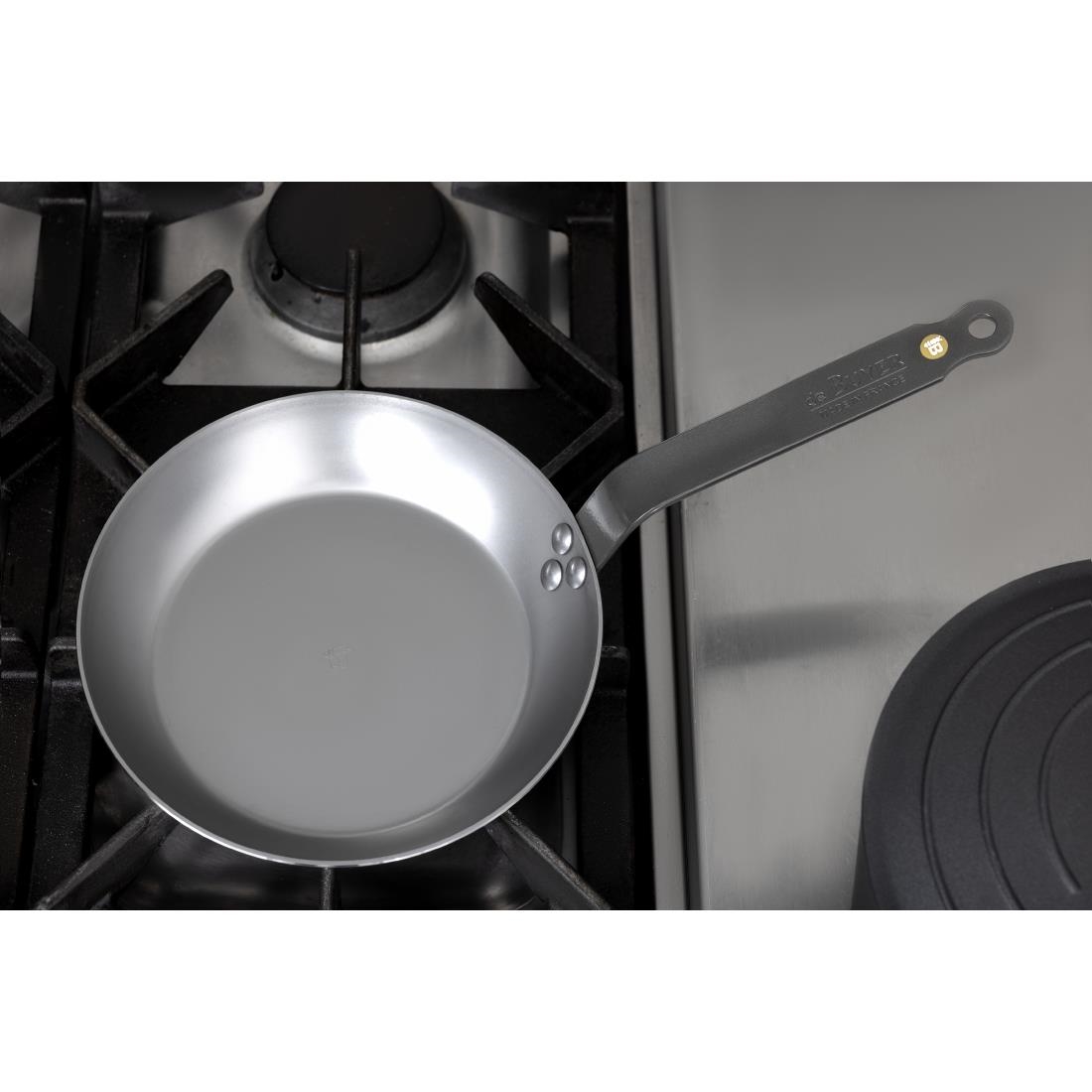 De Buyer Mineral B Black Iron Induction Frying Pan 240mm