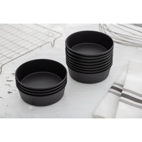 Matfer Exoglass Mini Pie Moulds Plain 10cm