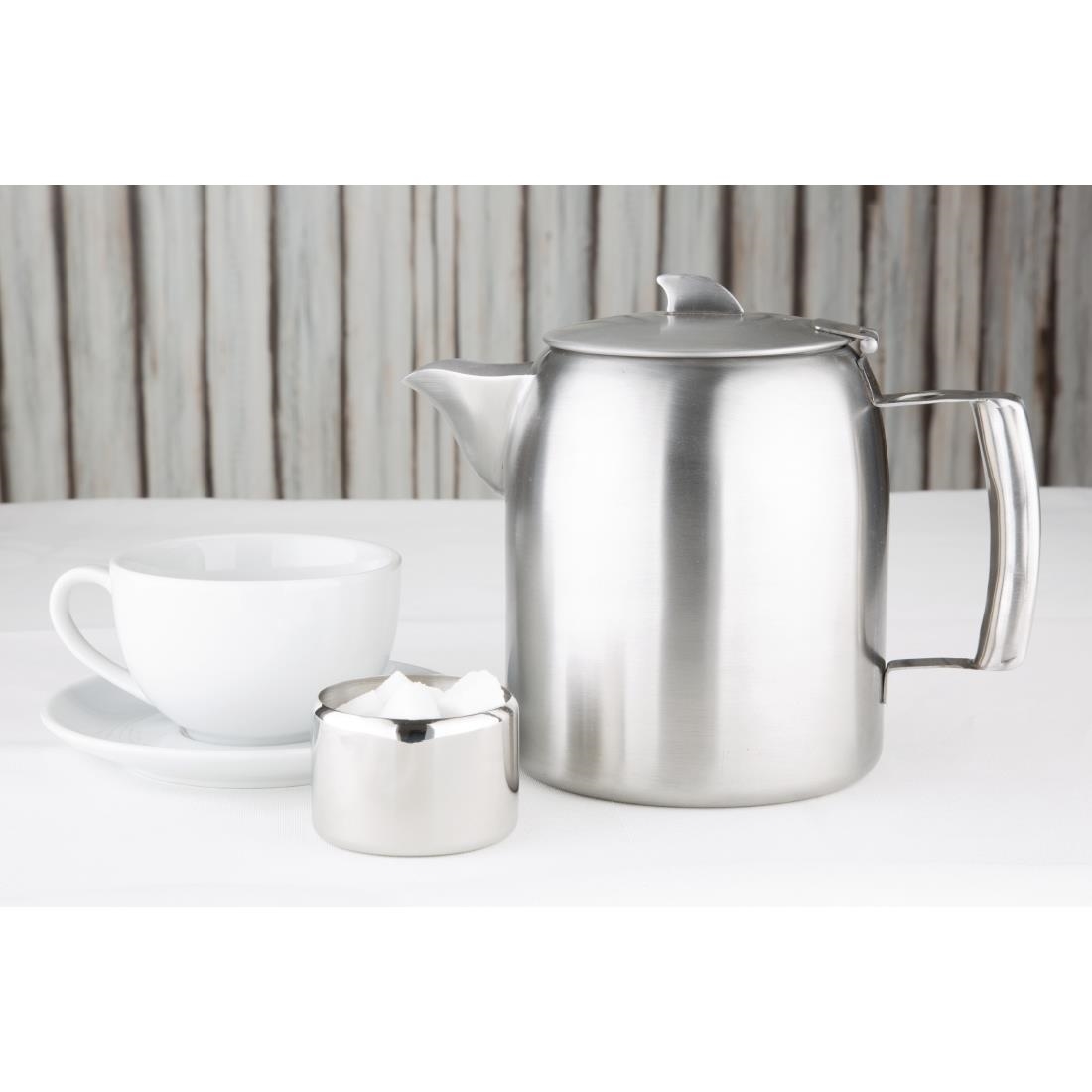 Olympia Airline Teapot Stainless Steel 56oz