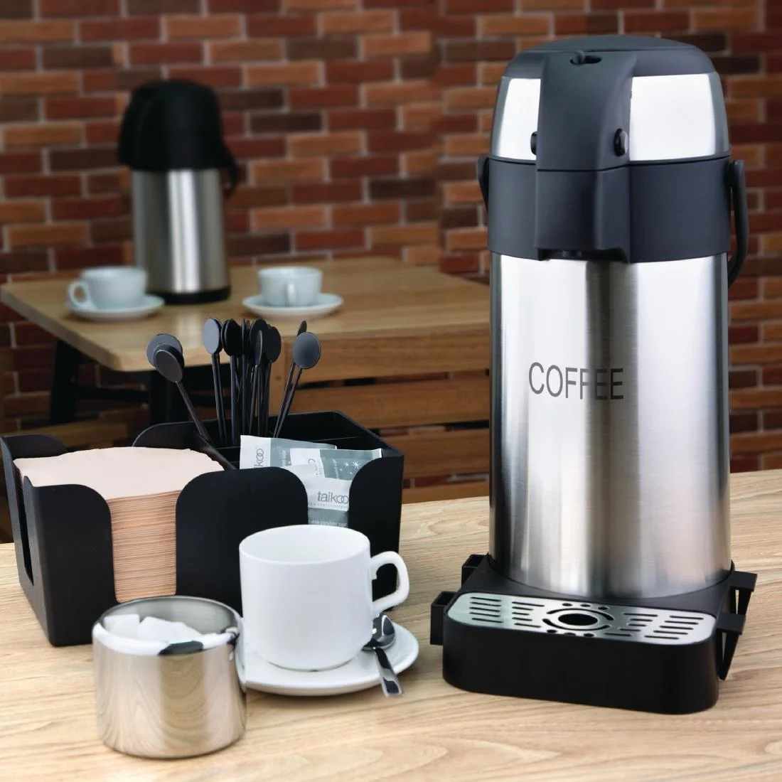 Olympia Pump Action Airpot Etched 'Coffee' 3Ltr - Image 5