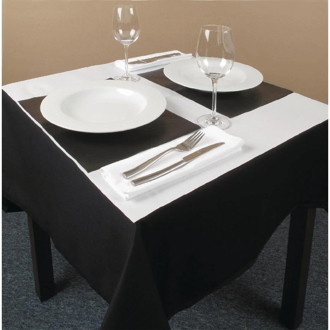 Paper Table Cover Glossy White (400 Pack) - Image 2