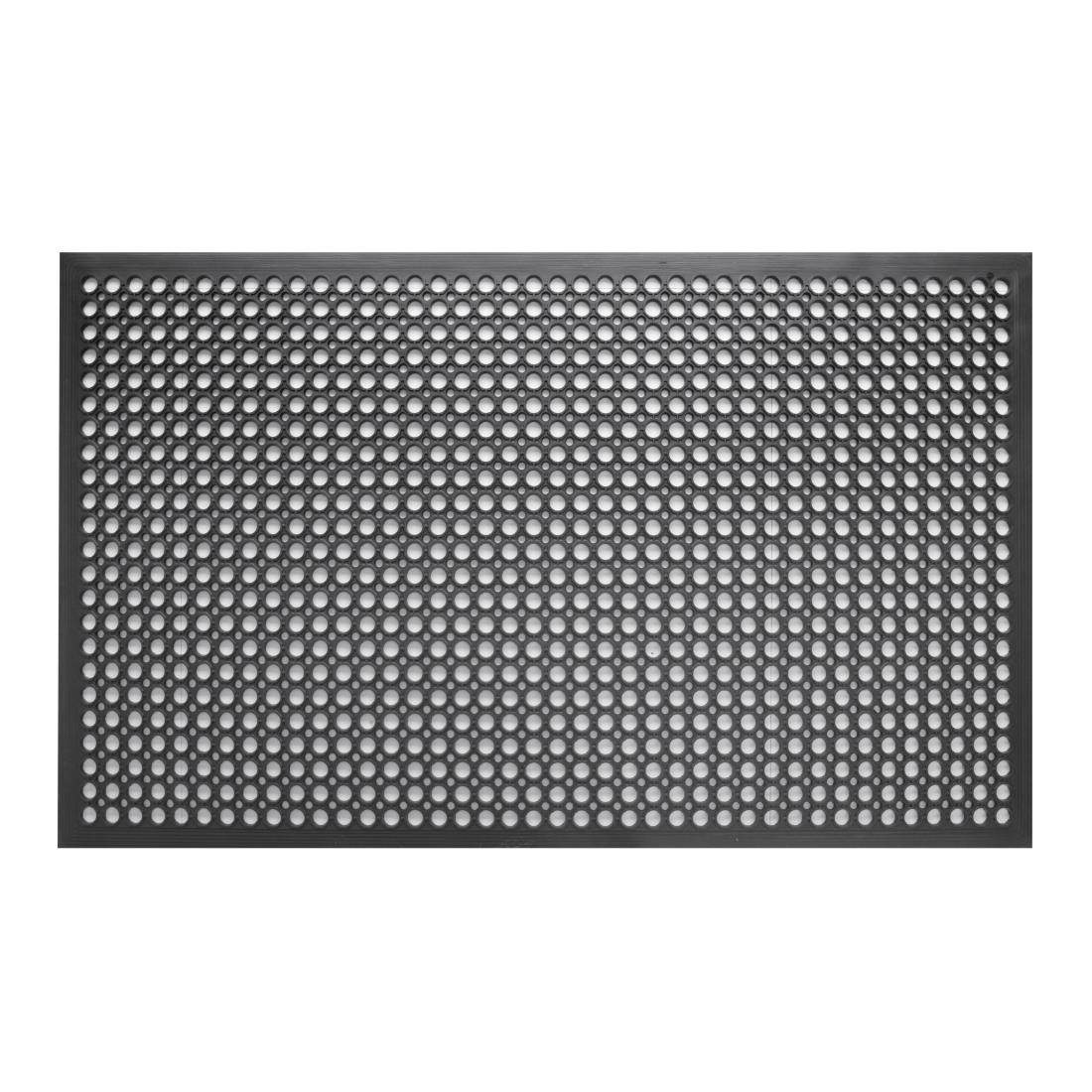 Jantex Rubber Anti Fatigue Mat Black