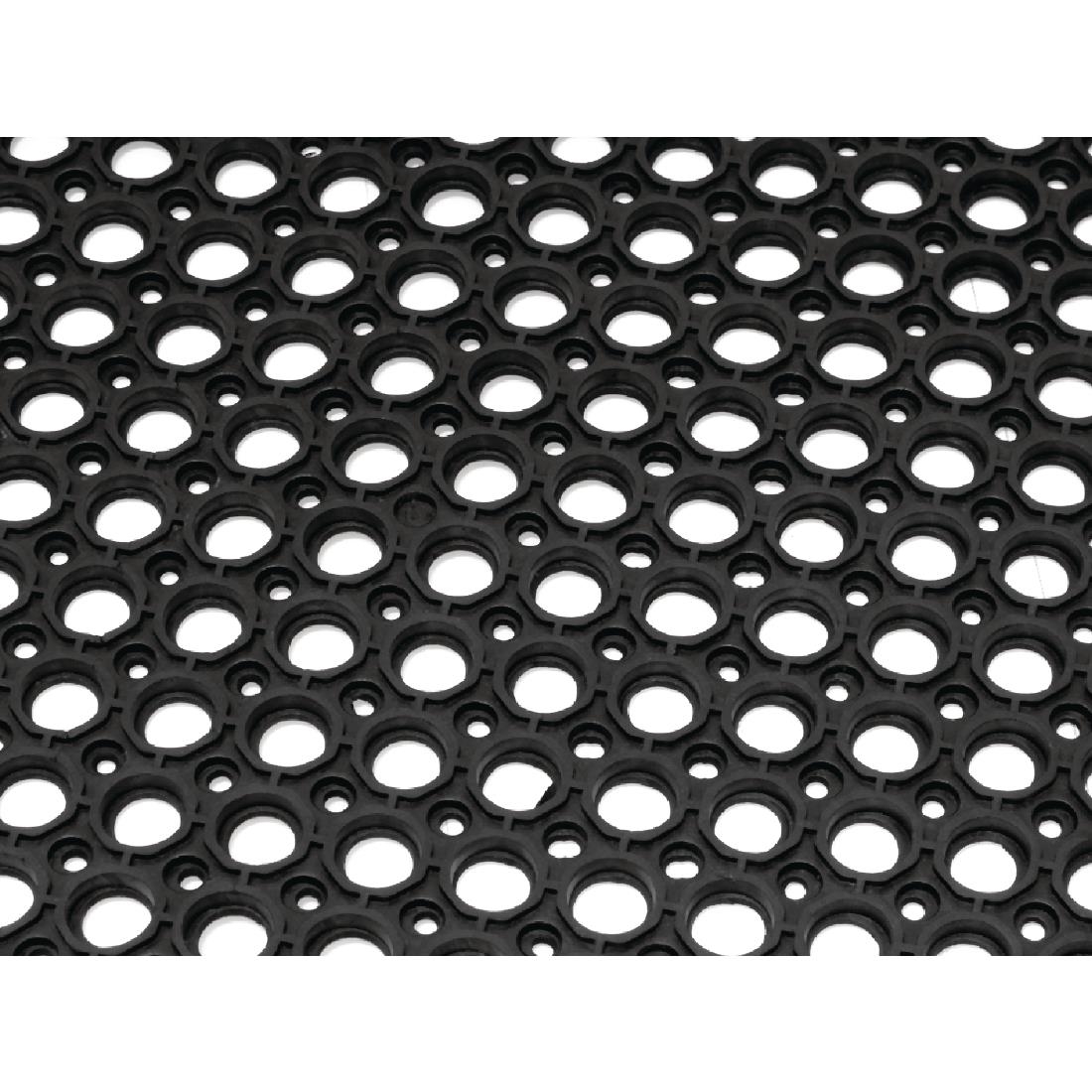 Jantex Rubber Anti Fatigue Mat Black