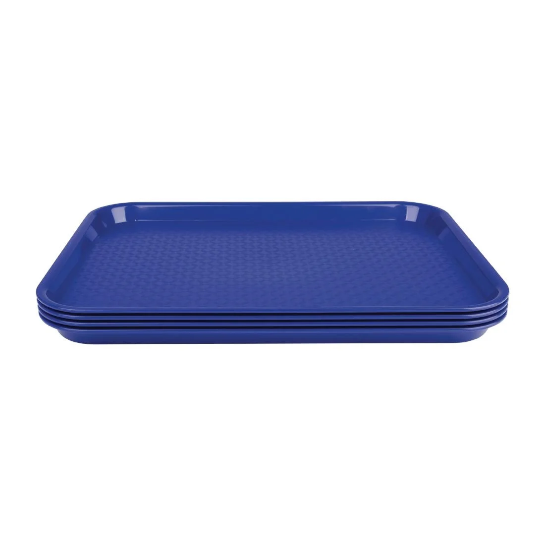 Kristallon Plastic Fast Food Tray Blue Small - Image 3