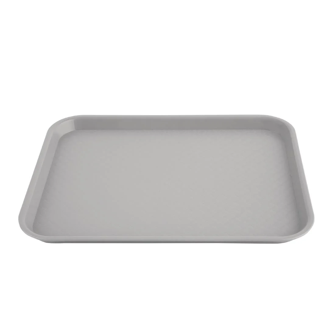 Kristallon Plastic Fast Food Tray Grey Small - Image 3