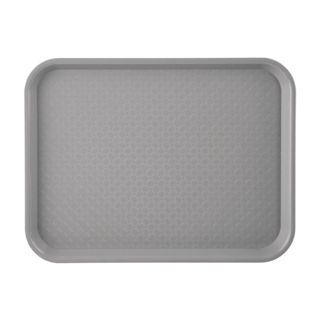 Kristallon Plastic Fast Food Tray Grey Small - Image 4