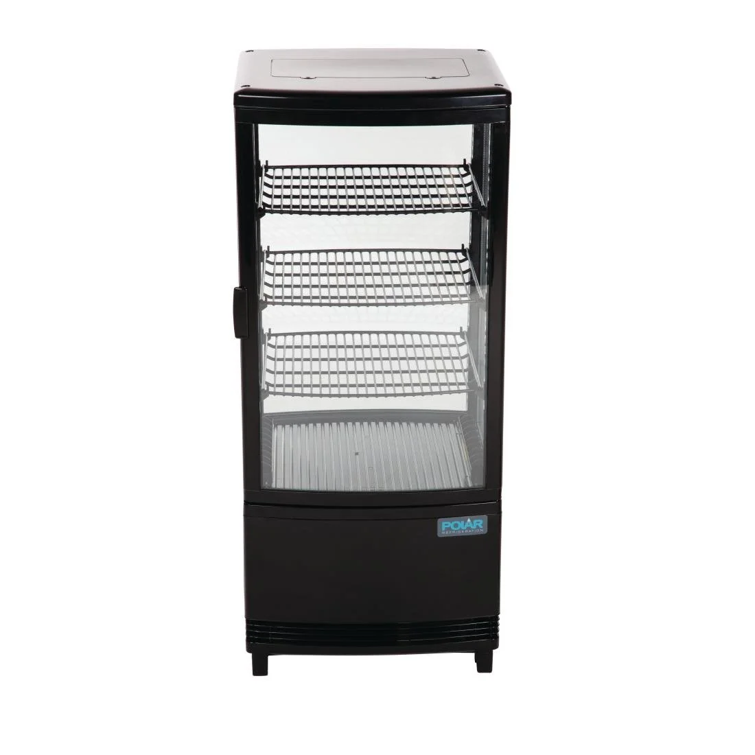 Polar C-Series Energy Efficient Curved Door Display Fridge Black 86Ltr - Image 4