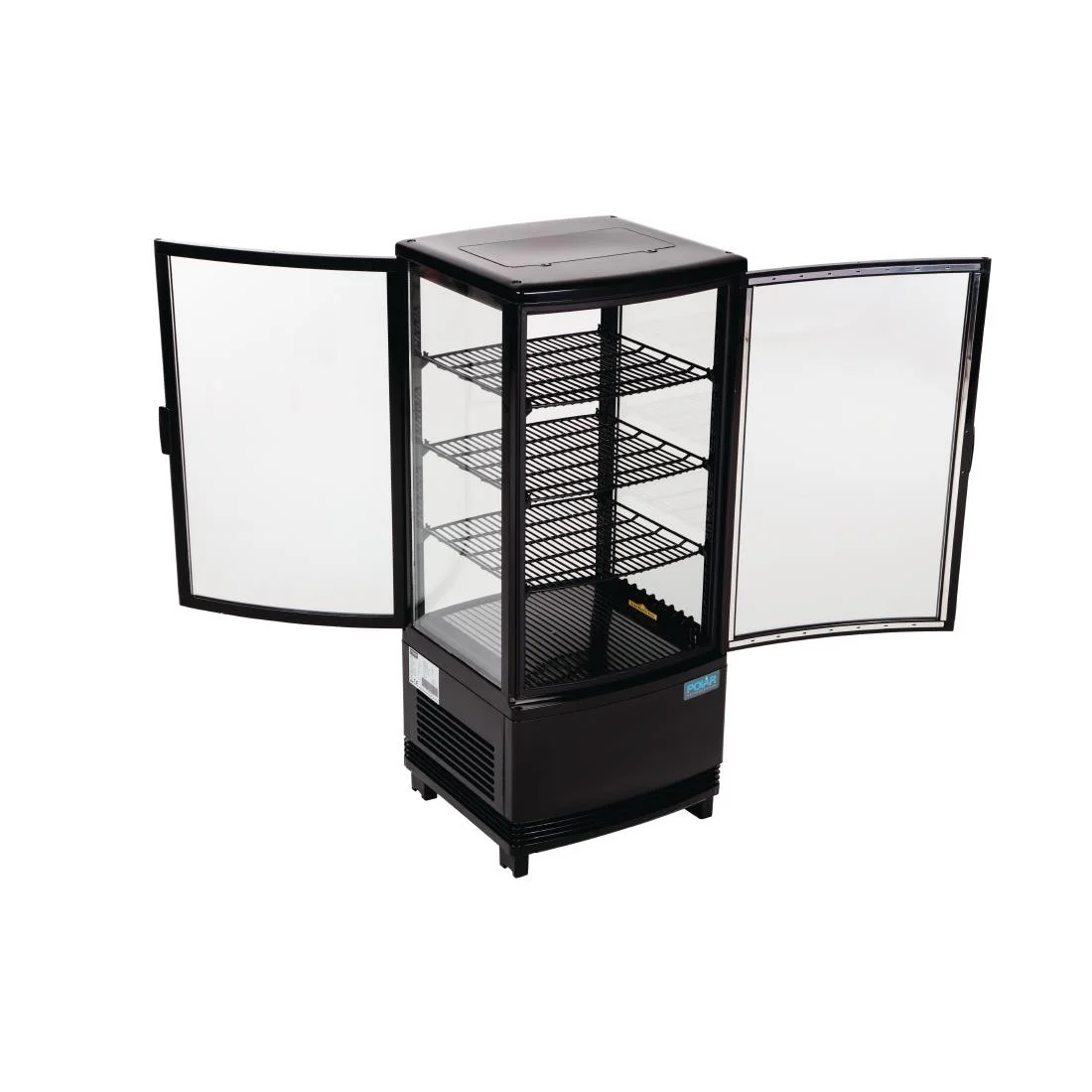 Polar C-Series Energy Efficient Curved Door Display Fridge Black 86Ltr - Image 13