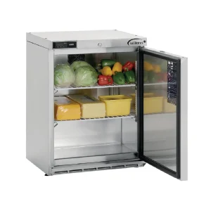 Williams Single Door Undercounter Fridge Stainless Steel 133Ltr HA135-SA