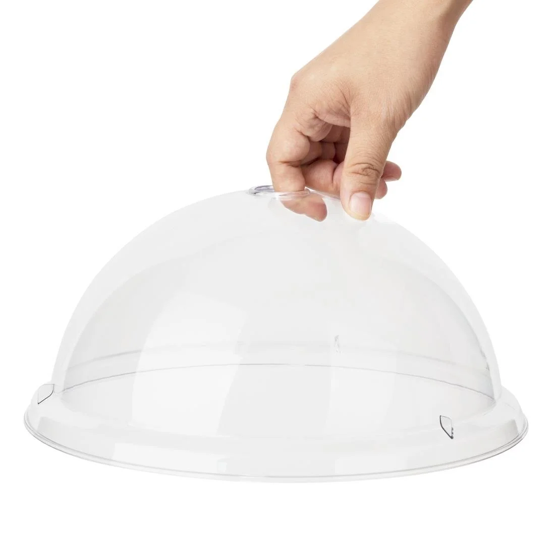 Olympia Kristallon Polycarbonate Domed Plate Cover Round 260mm - Image 3