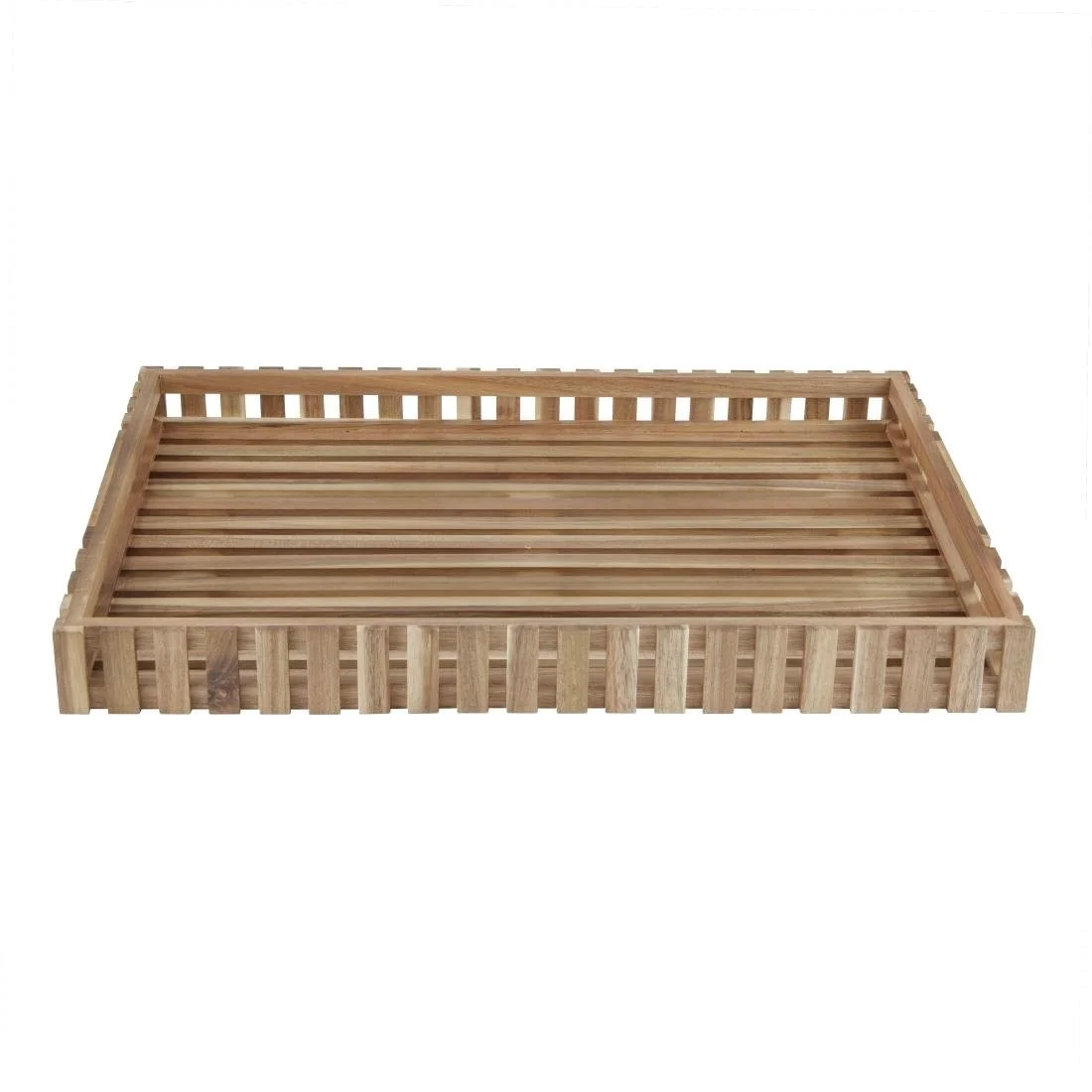 Olympia Acacia Large Storage Box 510x356mm - Image 2
