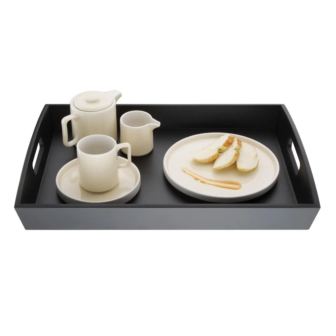 Olympia Bamboo Black Large Serving Tray 510x350mm - Image 5