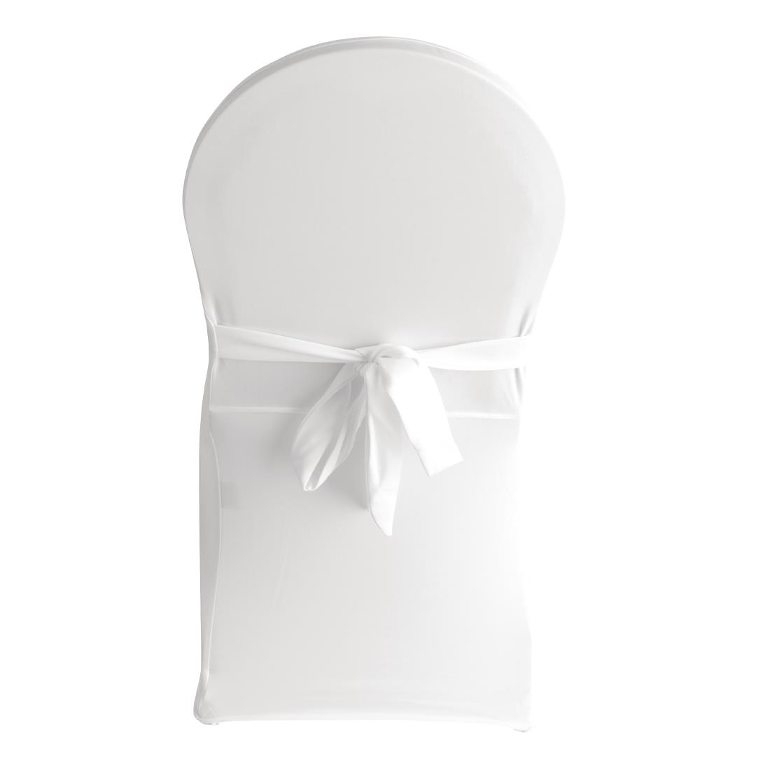 Bolero Banquet Chair Cover White