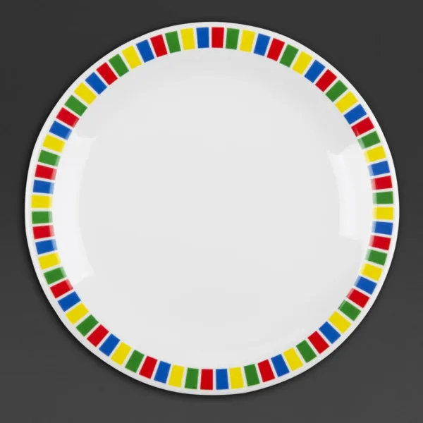 Kristallon Fairground Melamine Side Plates 160mm