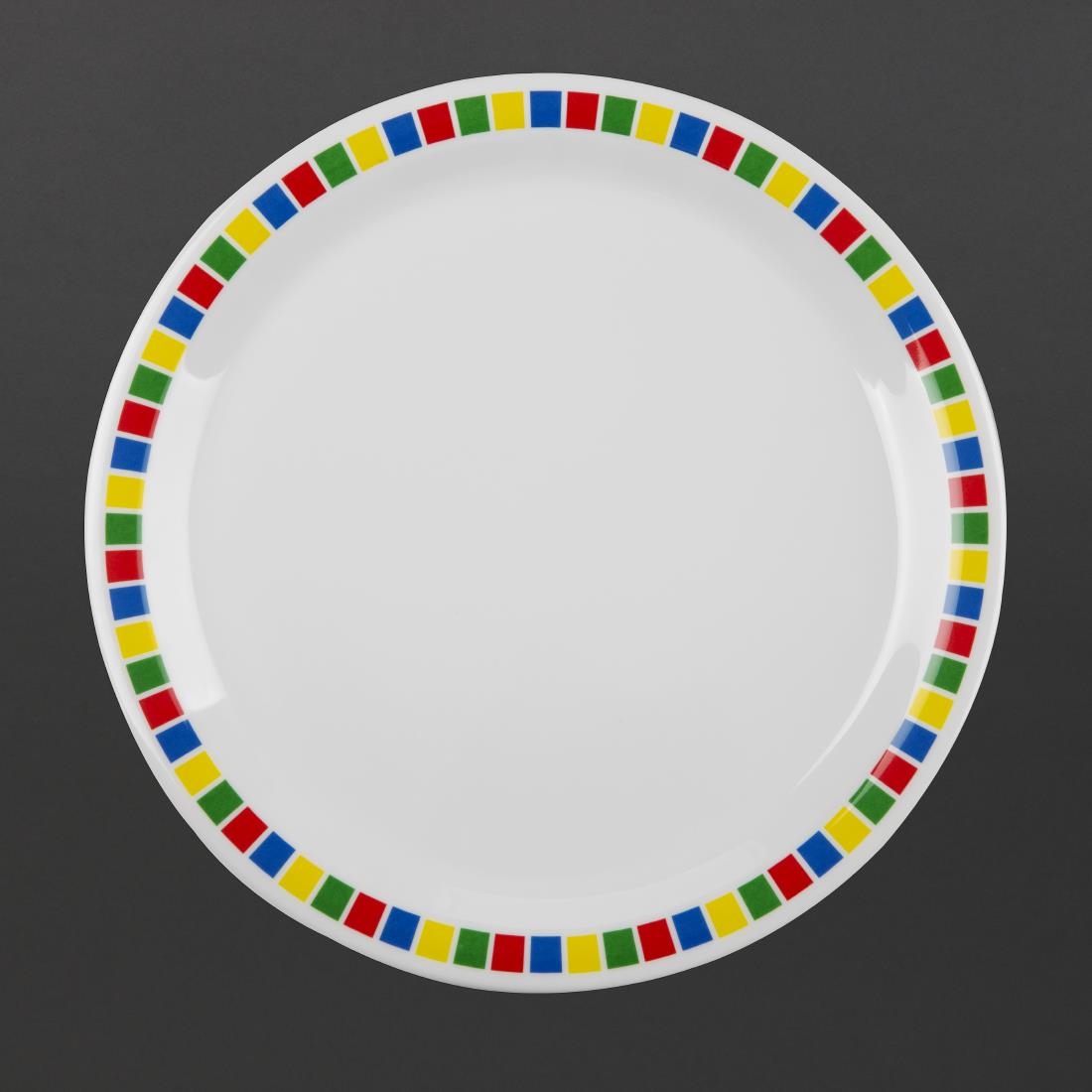 Kristallon Fairground Melamine Dinner Plates 230mm