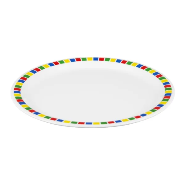 Kristallon Fairground Melamine Dinner Plates 230mm