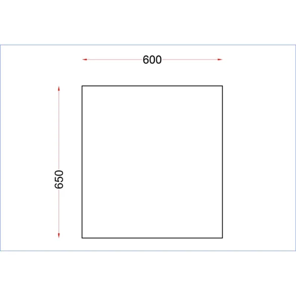 Holmes Stainless Steel Centre Table 600mm