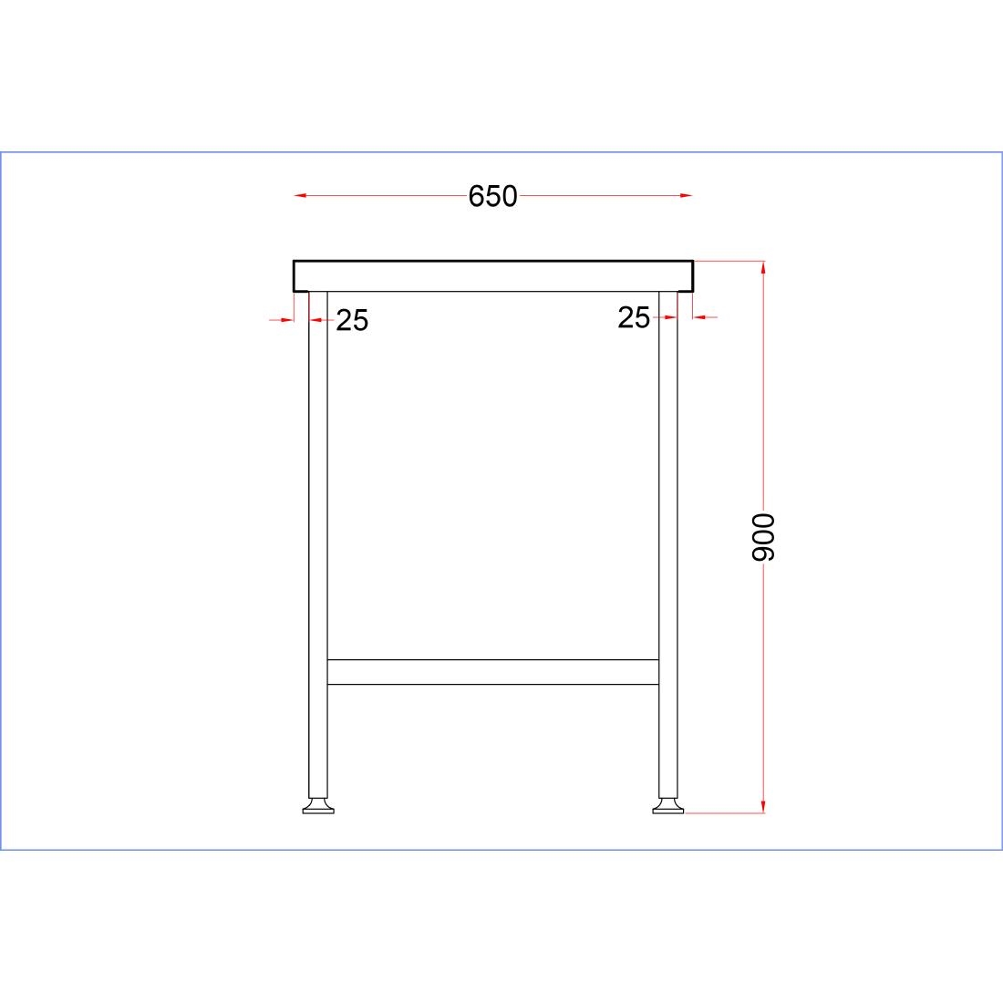 Holmes Stainless Steel Centre Table 1500mm