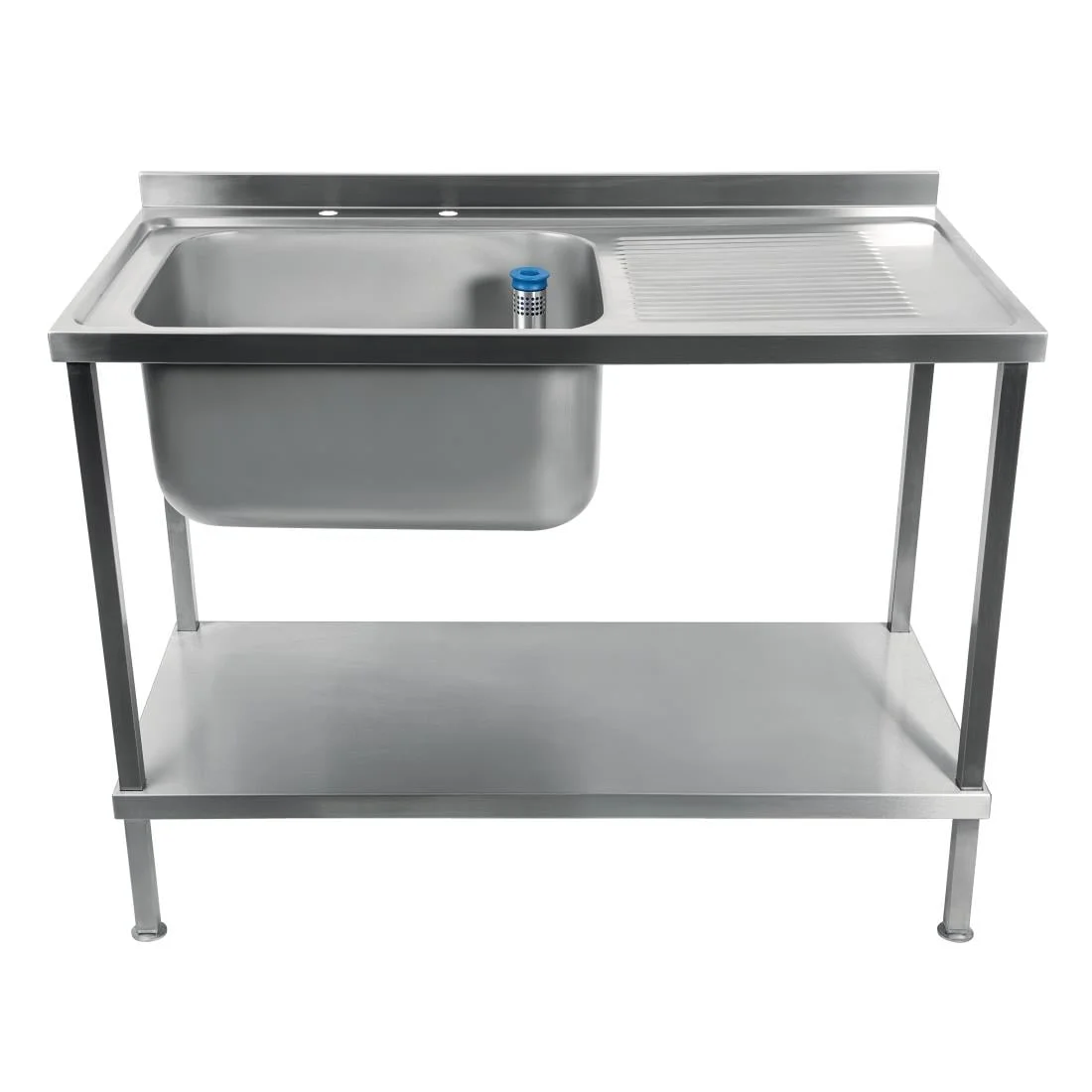 Holmes Fully Assembled Stainless Steel Sink Right Hand Drainer 1500mm - Image 2