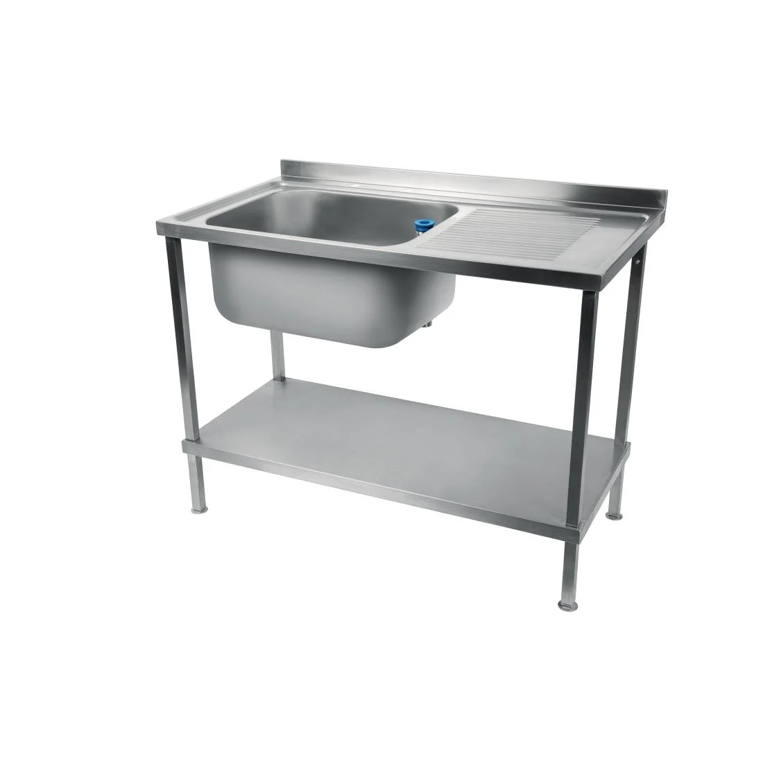 Holmes Fully Assembled Stainless Steel Sink Single Right Hand Drainer 1200mm