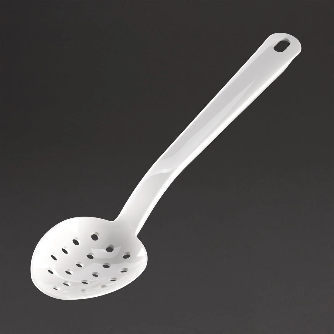 Matfer Bourgeat Exoglass Perforated Serving Spoon White 13" - Image 4