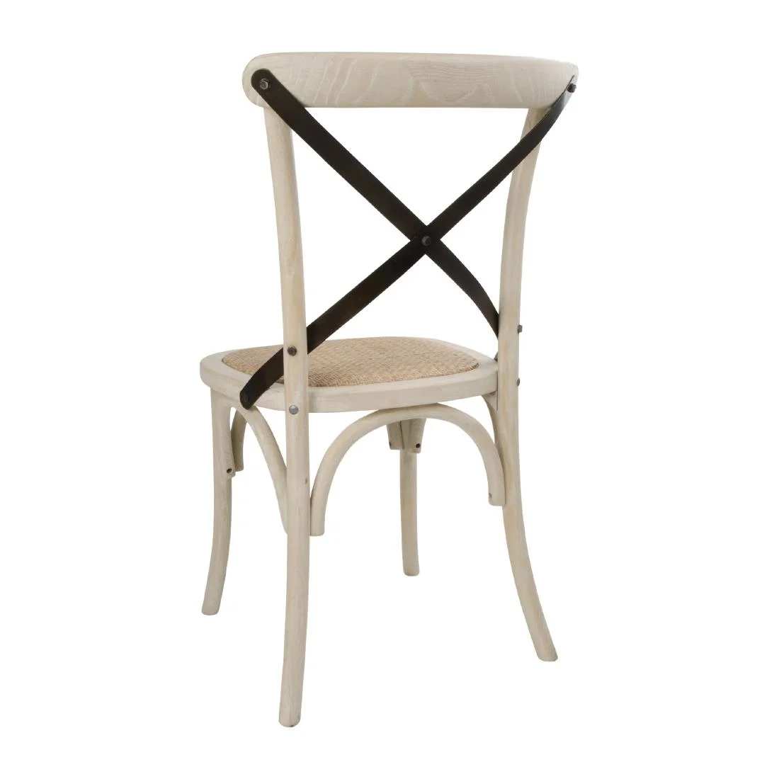 Bolero Bentwood Chairs with Metal Cross Backrest (Pack of 2) - Image 2