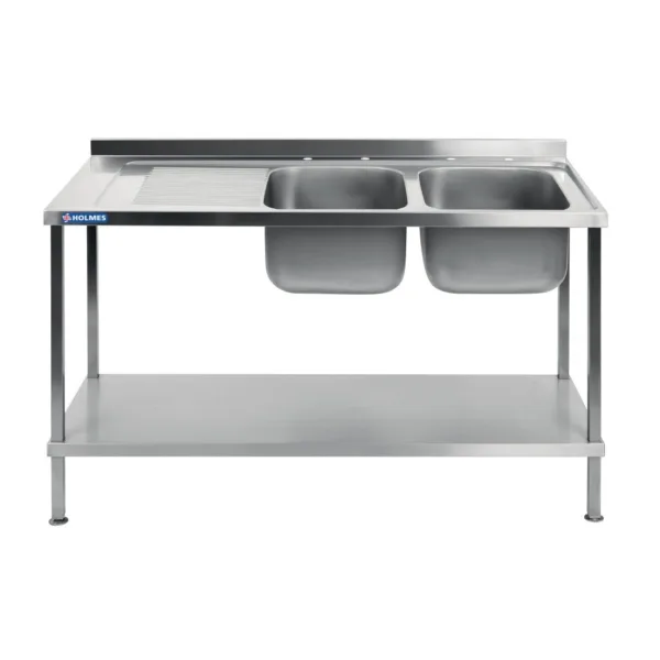Holmes Fully Assembled Stainless Steel Sink Left Hand Drainer 1500mm