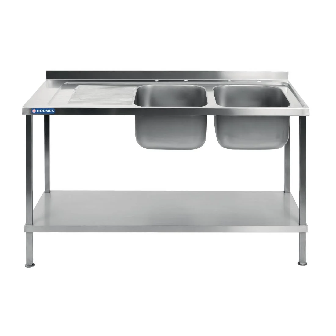 Holmes Fully Assembled Stainless Steel Sink Left Hand Drainer 1500mm - Image 5
