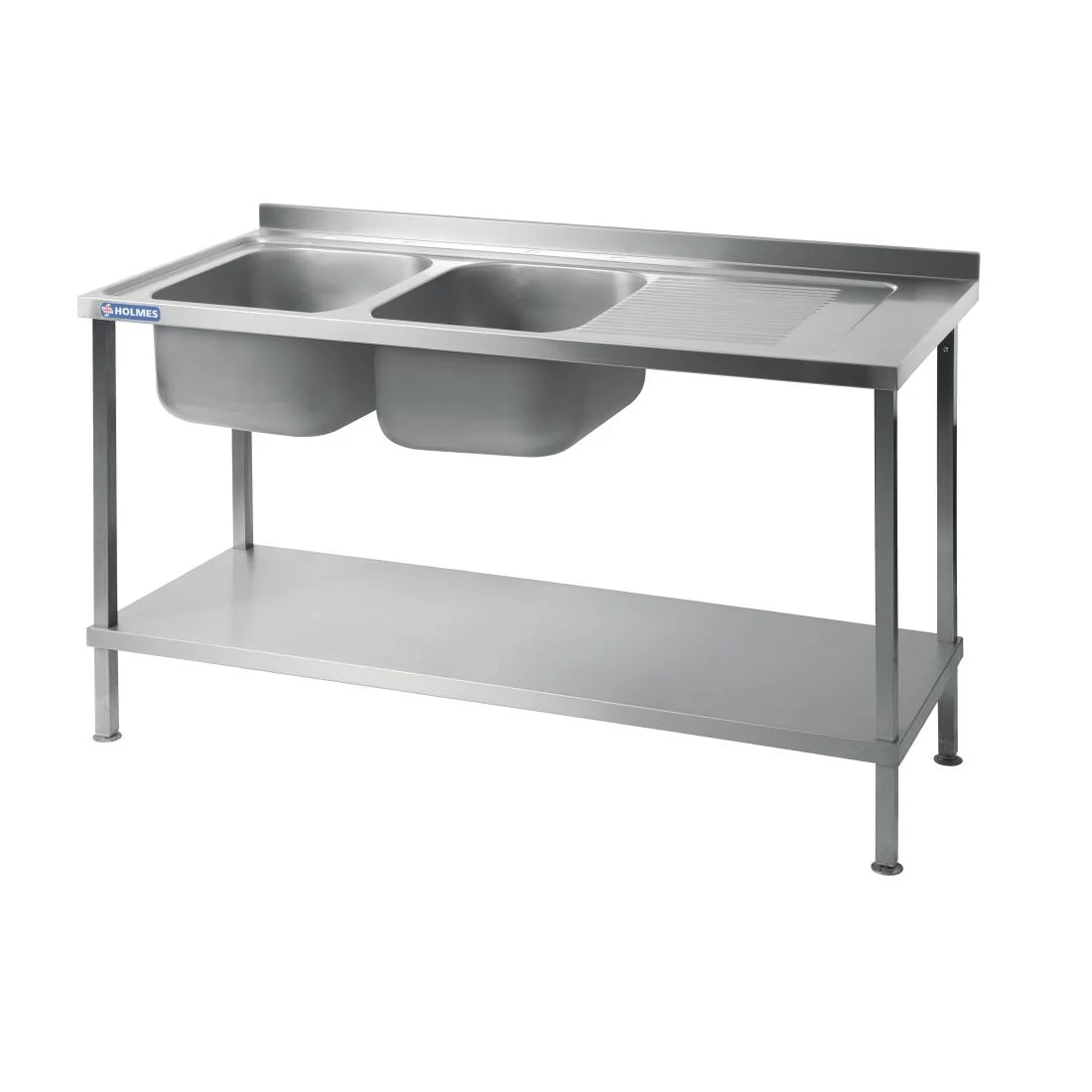 Holmes Fully Assembled Stainless Steel Sink Right Hand Drainer 1500mm - Image 4