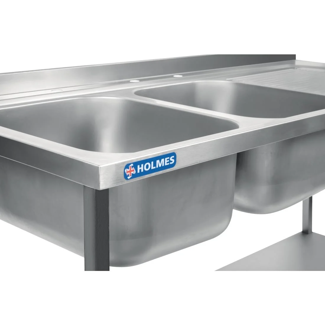 Holmes Fully Assembled Stainless Steel Sink Right Hand Drainer 1800mm