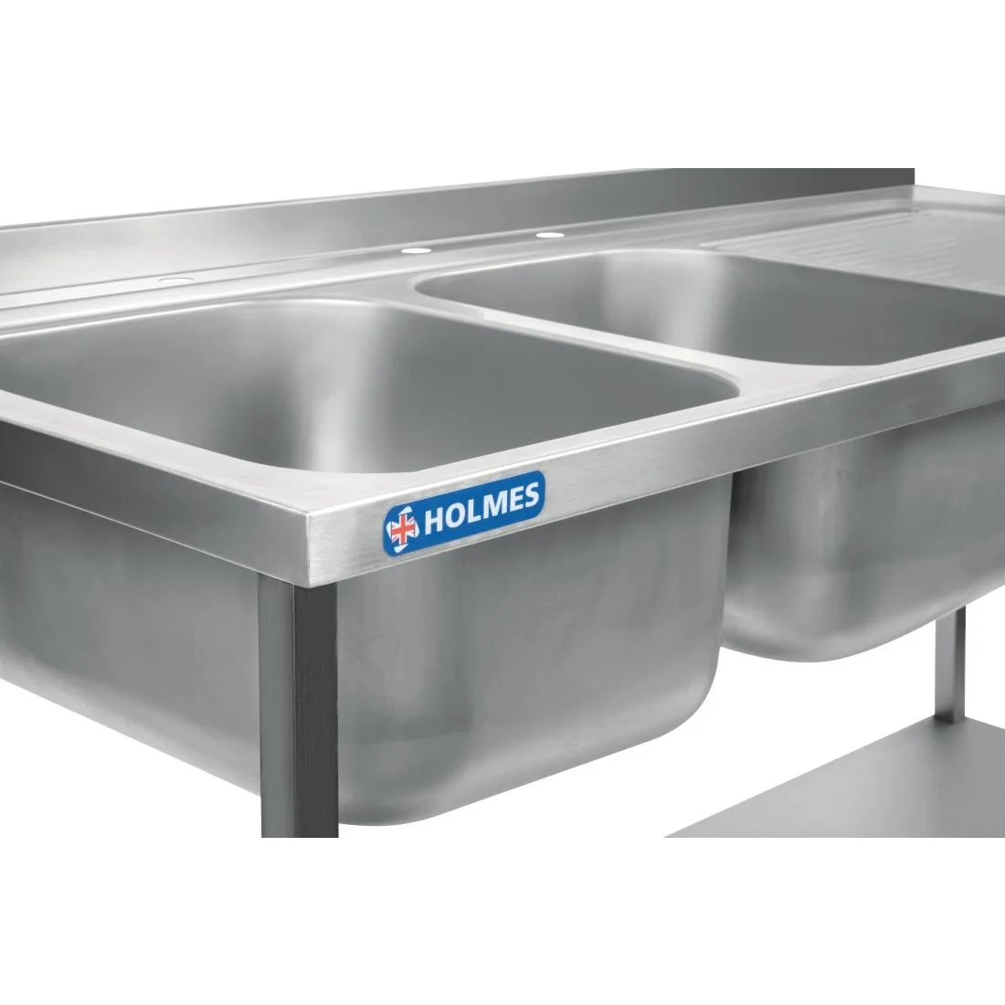 Holmes Fully Assembled Stainless Steel Sink Right Hand Drainer 1500mm - Image 6