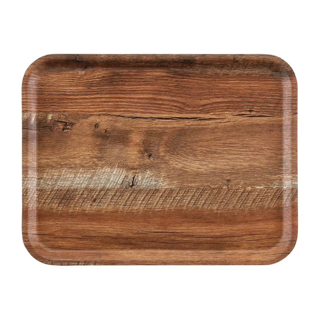 Cambro Madeira Tray Brown Oak 430mm