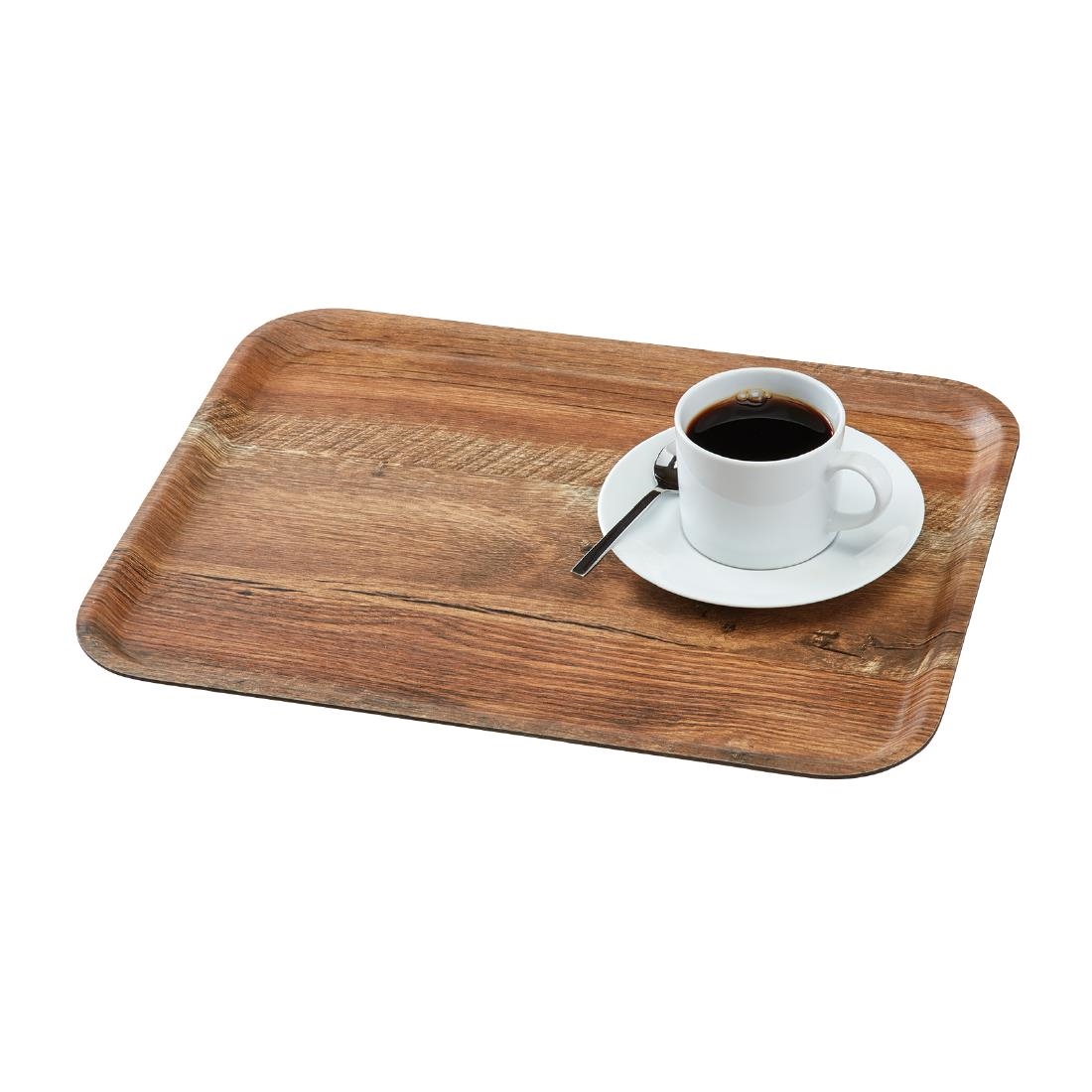 Cambro Madeira Tray Brown Oak 430mm