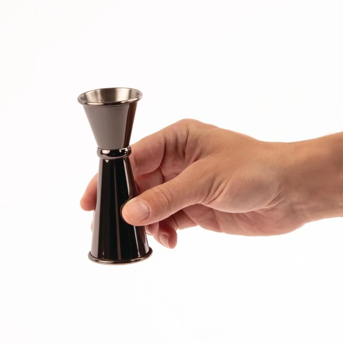 Olympia Banded Jigger Gunmetal 25ml/50ml - Image 3