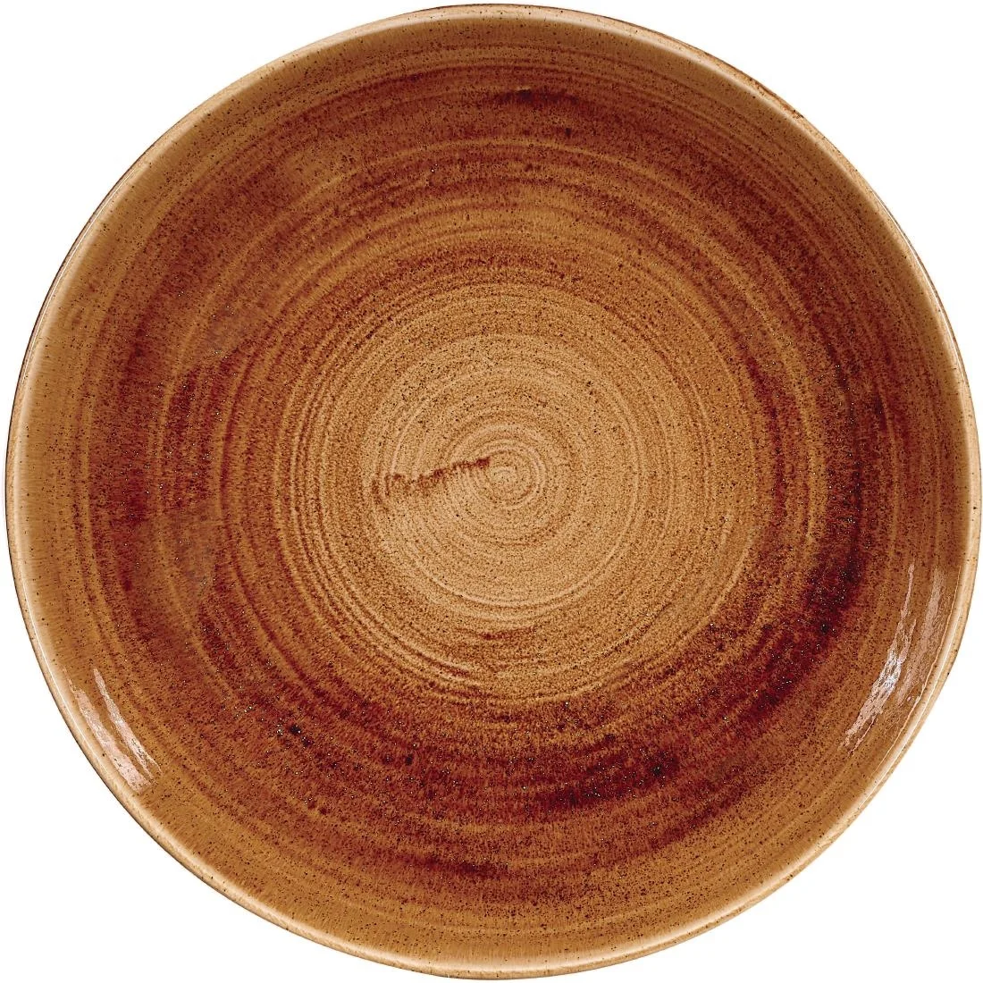 Churchill Stonecast Patina Coupe Bowls Vintage Copper 248mm - Image 2