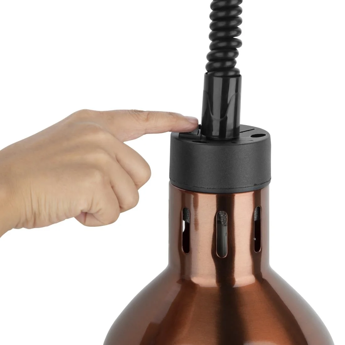 Buffalo Retractable Heat Shade Copper Finish - Image 4