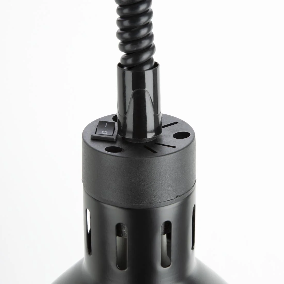 Buffalo Retractable Heat Lamp Matte Black Finish - Image 5