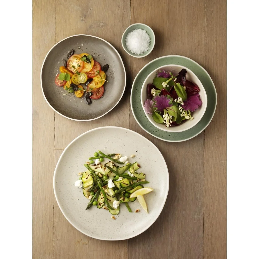 Olympia Chia Plates Sand 205mm (6 Pack) - Image 6