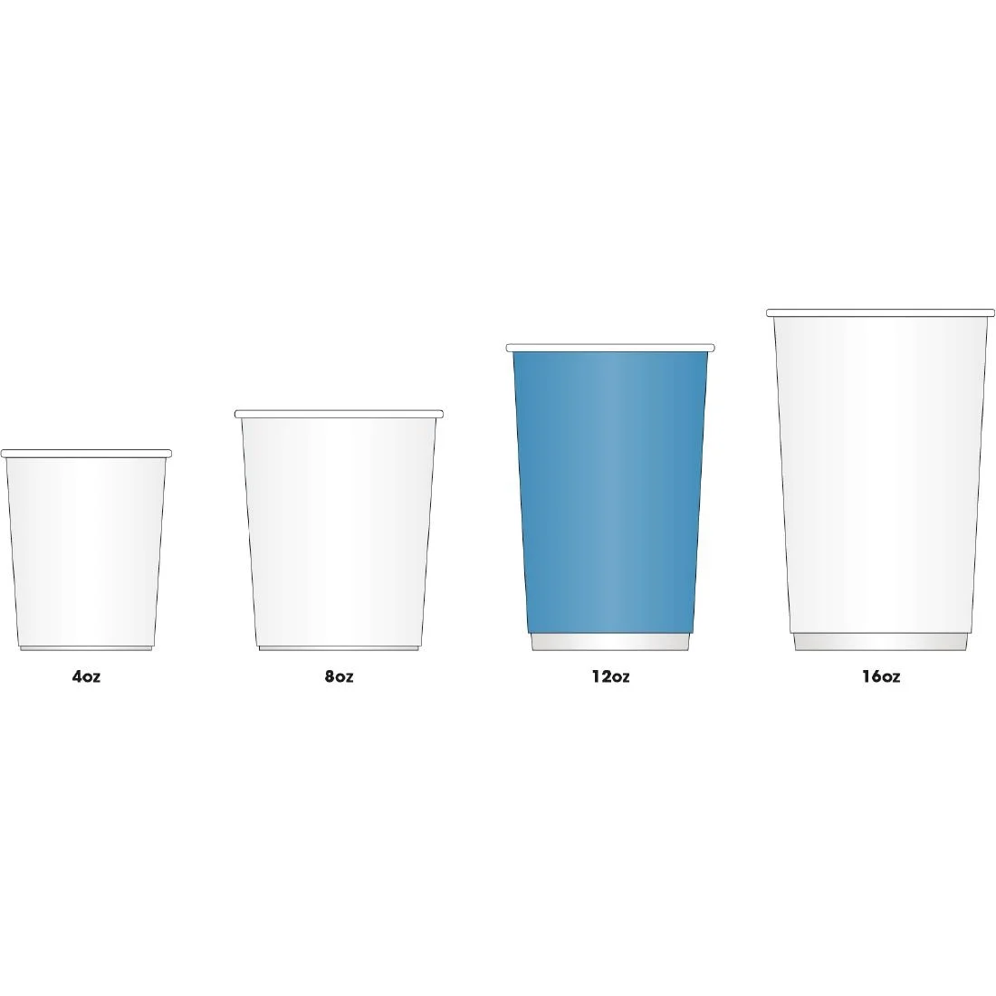 Fiesta Compostable Coffee Cups Single Wall 12oz (Pack of 50) - Image 6
