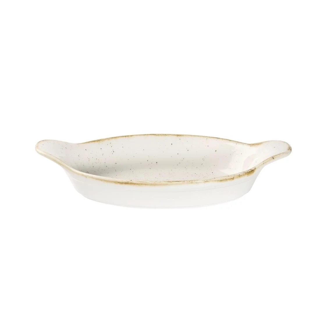 Churchill Stonecast Oval Eared Dishes Barley White 205mm (6 Pack) - Image 3