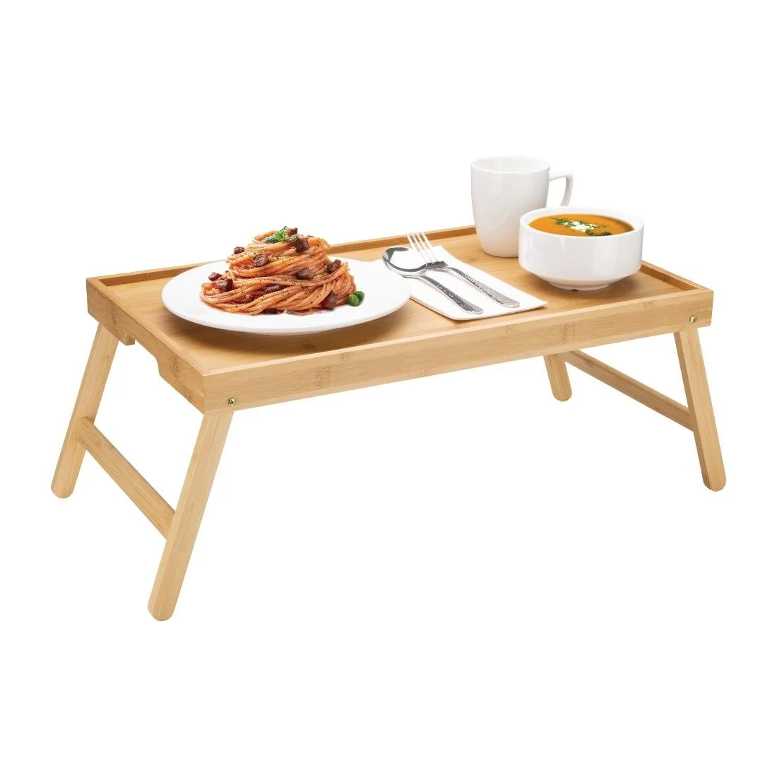 Olympia Bamboo Room Service Tray 625x315x215mm - Image 5