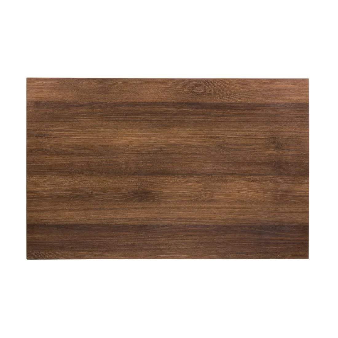 Bolero Pre-drilled Rectangular Table Top Rustic Oak 1100(W) x 700(D)mm
