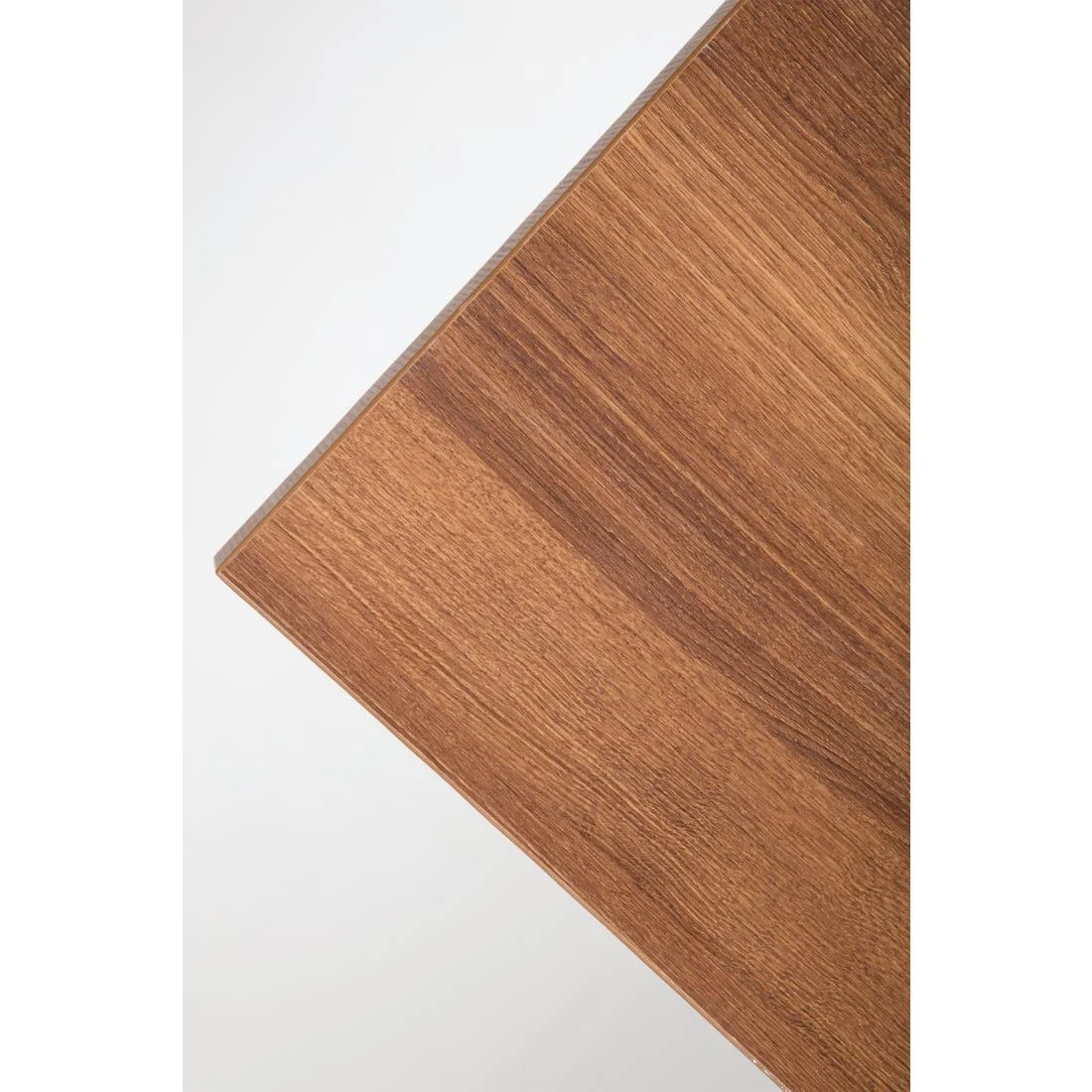 Bolero Pre-drilled Rectangular Table Top Rustic Oak 1100(W) x 700(D)mm - Image 9