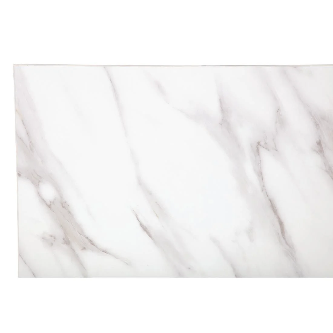 Bolero Pre-Drilled Rectangular Table Top Marble Effect 700mm - Image 5