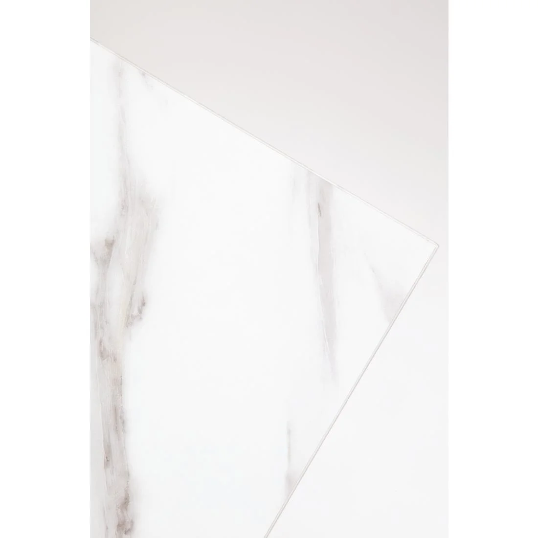 Bolero Pre-Drilled Rectangular Table Top Marble Effect 700mm - Image 6