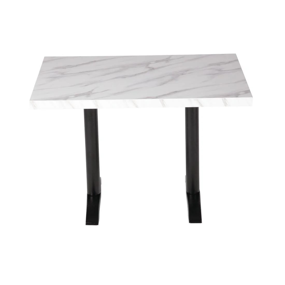 Bolero Pre-Drilled Rectangular Table Top Marble Effect 700mm - Image 7