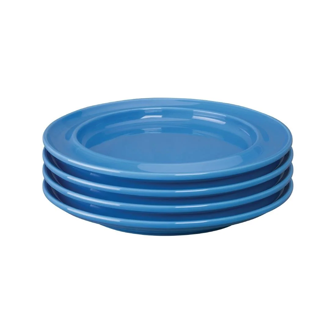 Olympia Heritage Raised Rim Plates Blue 253mm (4 Pack) - Image 5
