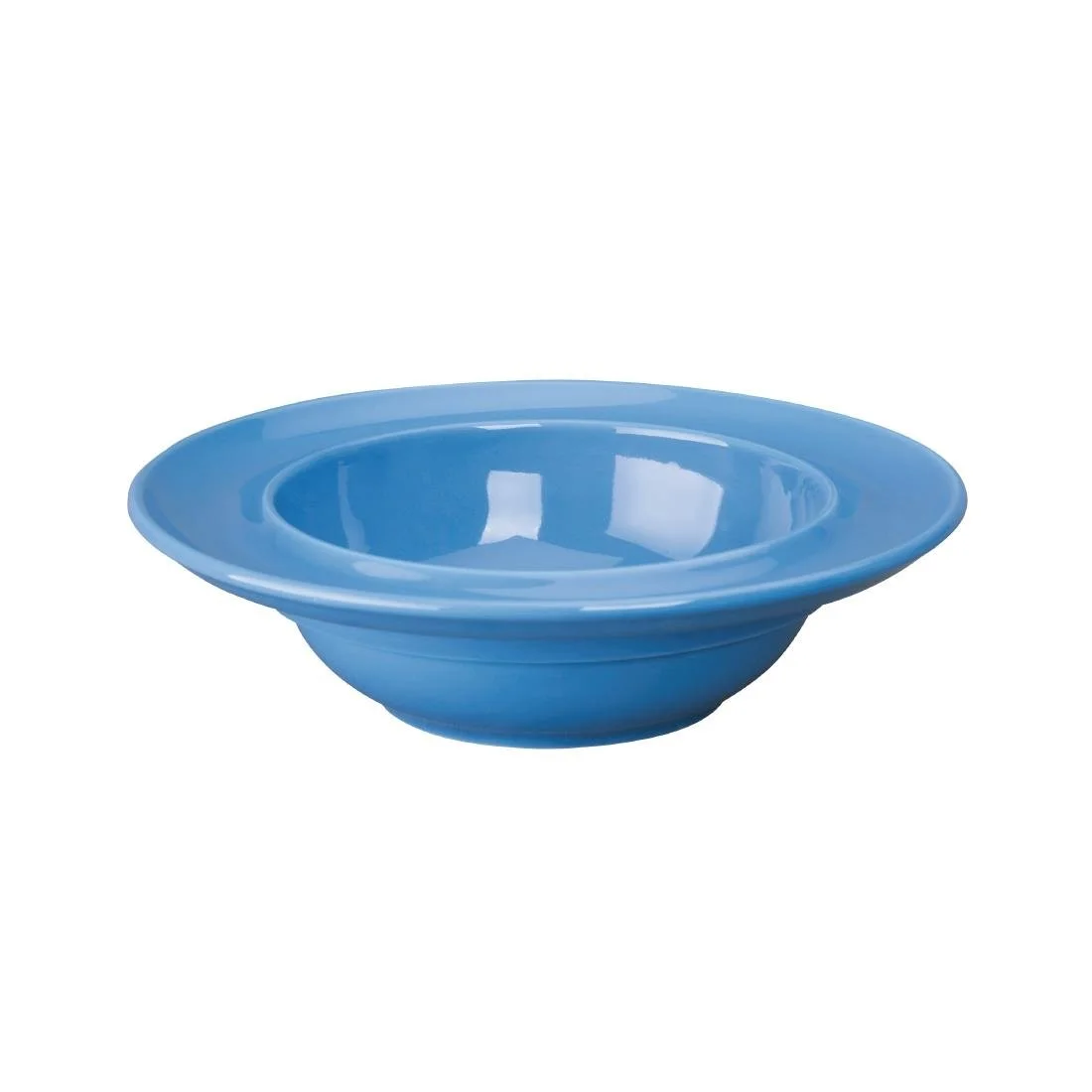 Olympia Heritage Raised Rim Bowls Blue 205mm (4 Pack) - Image 6